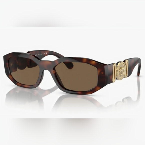 Versace Accessories - Versace Medusa (Unisex) Biggie Havana Brown 0VE4361 Sunglasses (EUC)